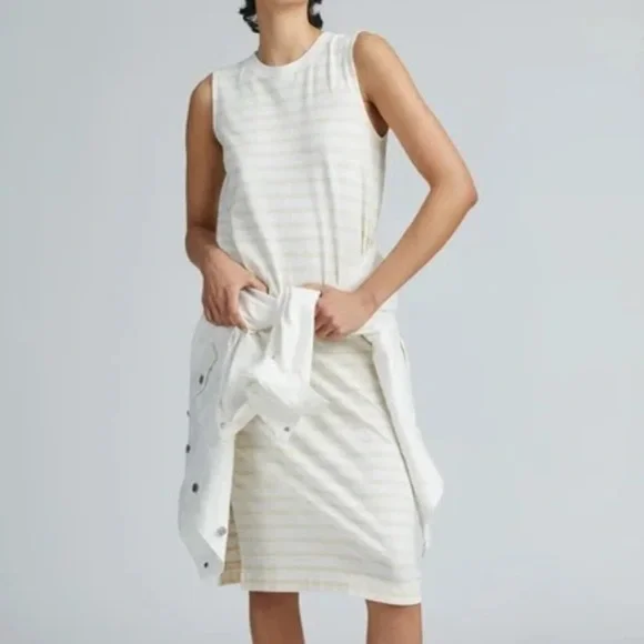 chinese dress ladies The Linen A-Line Midi Dress